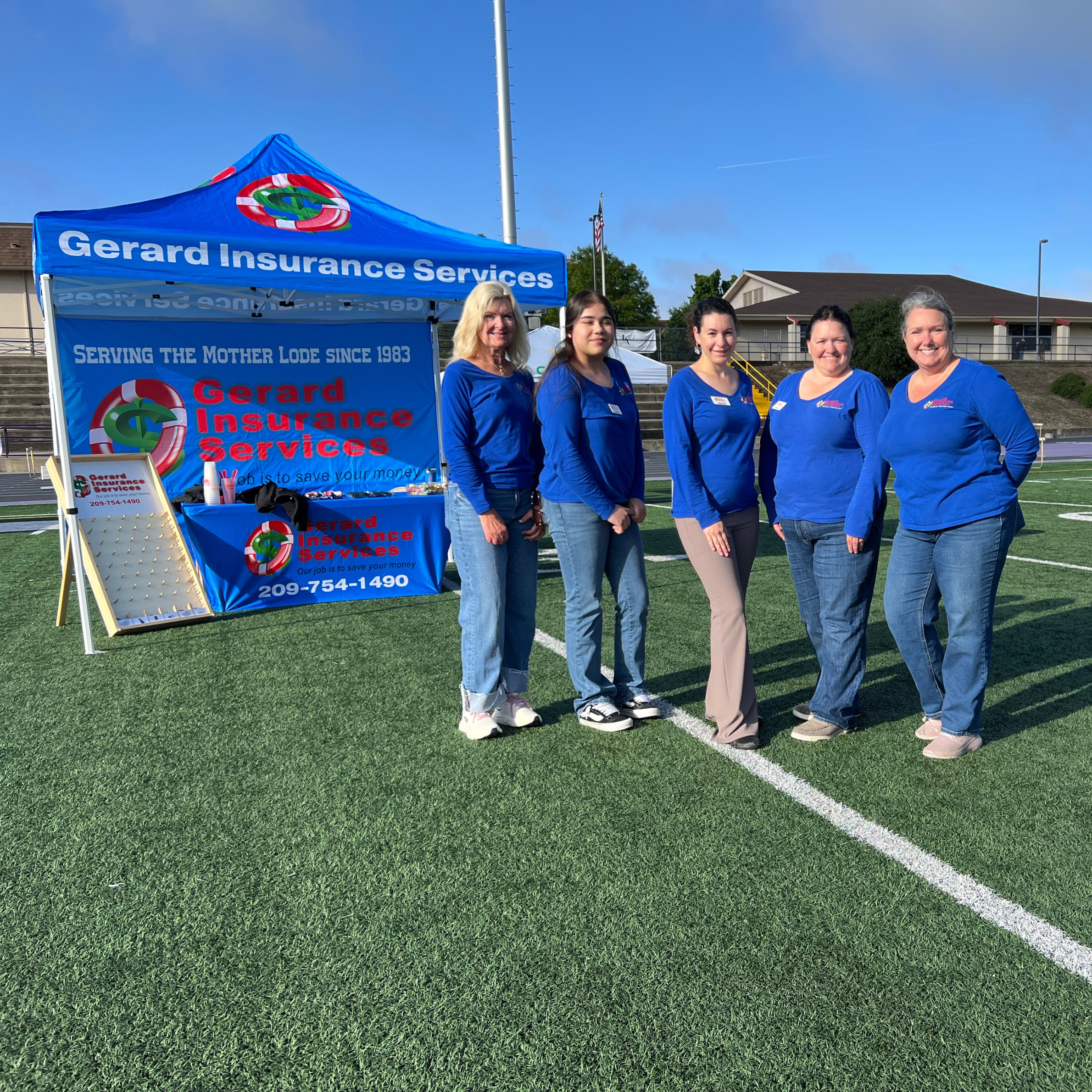 Gerard Insurance Group of Gerard Insurance team members at On the Right Track with the Chamber of Commerce.